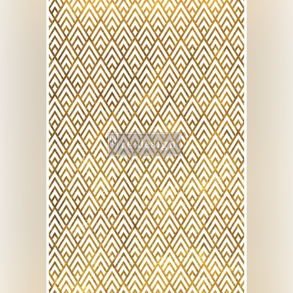 Redesign with Prima Decor Transfer ~ GEO DIAMOND ~ 24” x 35” - Picture 2 of 6